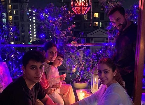 Sara Ali Khan's Diwali celebrations (Photo: IANS/Instagram)