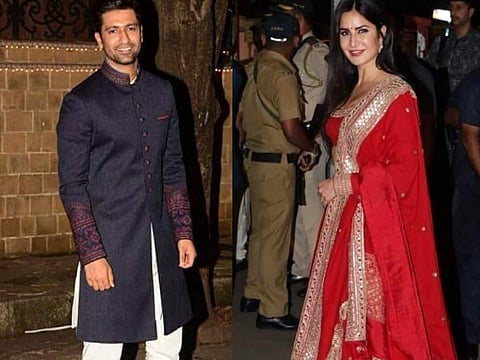 Bollywood stars Vicky Kaushal and Katrina Kaif