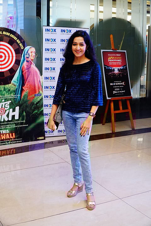 Amrita kept it cool and simple