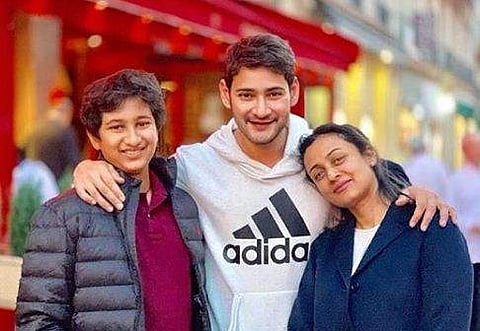 Mahesh Babu and Namrata Shirodkar with their son, Gautham