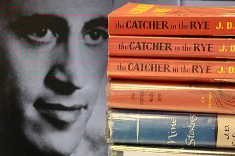 Copies of JD Salinger's The Catcher in the Rye (AP Photo/Amy Sancetta)