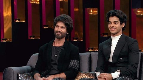 Shahid Kapoor and Ishaan Khatter