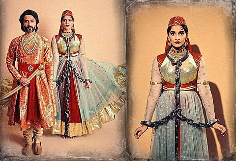 Sonam Kapoor and Anand Ahuja on Halloween (Photo: IANS)