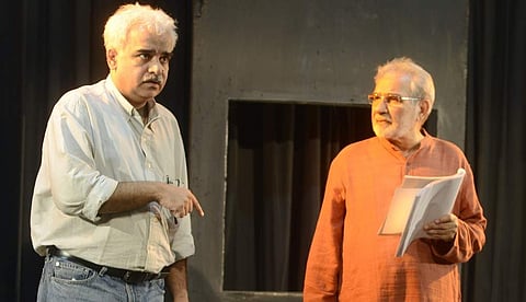Director Vinay Sharma with Kulbhushan Kharbanda
