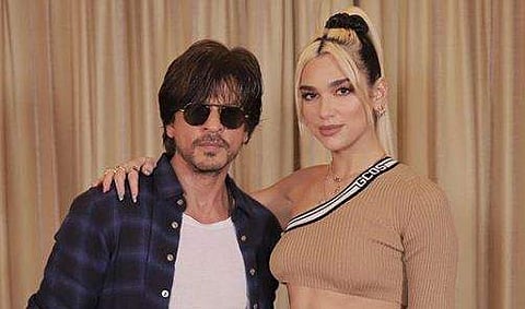 Shah Rukh Khan with Dua Lipa