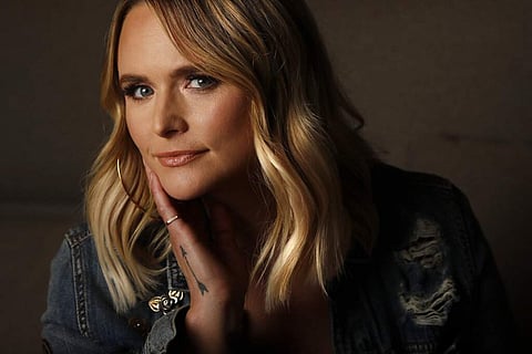 Country singer Miranda Lambert posing in Nashville, Tenn., to promote her latest album Wildcard (AP Photo/Mark Humphrey)
