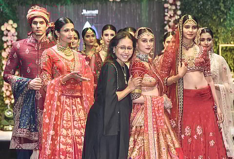 Harbhajan Singh and Aditi Rao Hydari take the runway by storm at the debut edition of Shaadi by Marriott in Hyderabad 