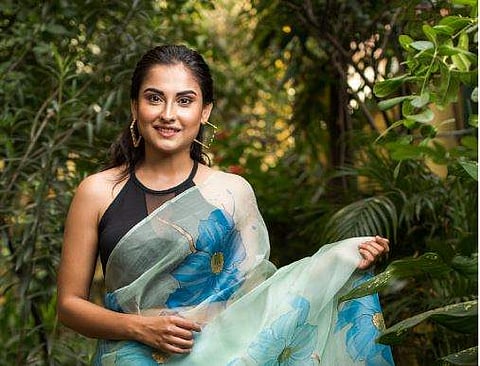 Beautiful organza saris