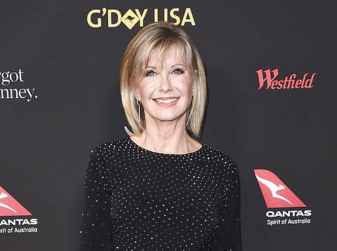 Olivia Newton-John attends the 2018 G'Day USA Los Angeles Gala at the InterContinental Hotel Los Angeles (Photo by Richard Shotwell/Invision/AP, File)