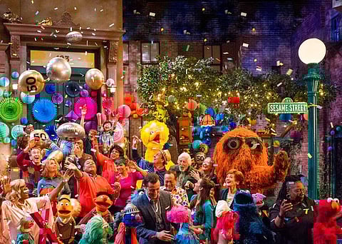 The cast of Sesame Street (Richard Termine/HBO via AP)