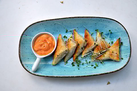 Mushroom Filo Parcels