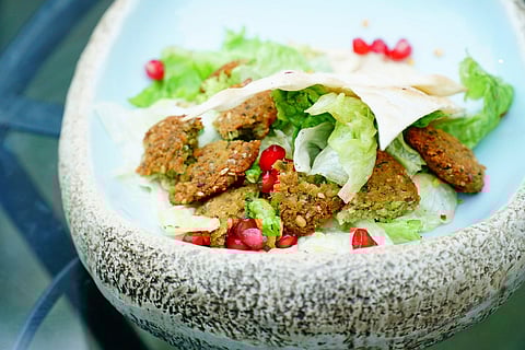 Mediterranean salad at Chai Break