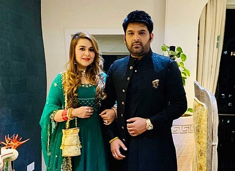 Kapil Sharma and his wife Ginni Chatrath