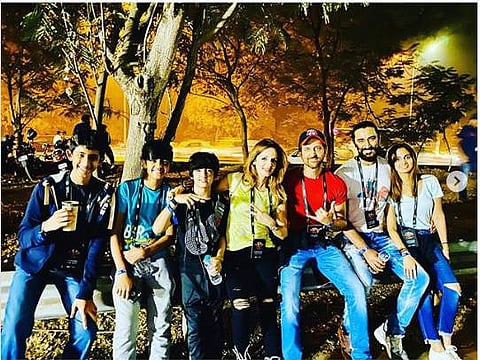 Hrithik Roshan and family