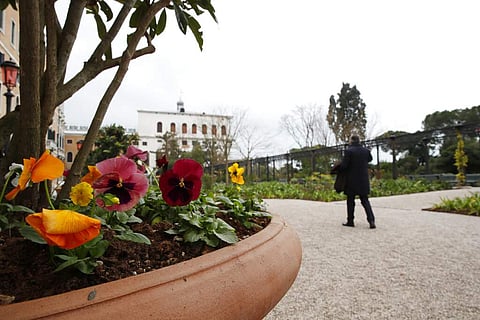 After extensive restoration, the Royal Gardens in Venice reopened as a symbol of the city’s endurance and need for public-private partnerships to care for Italy’s heritage. (AP Photo/Antonio Calanni)