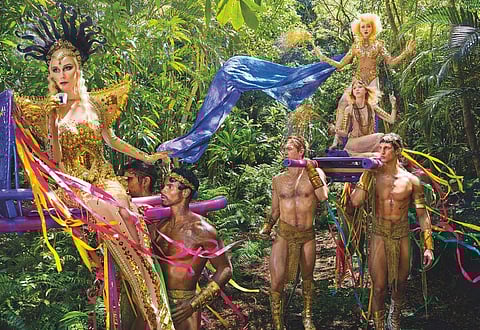 CELEBRATE: 'We celebrate the Earth, because it’s thanks to her that we exist.' From David LaChapelle's shoots for the Lavazza 2020 Calendar.