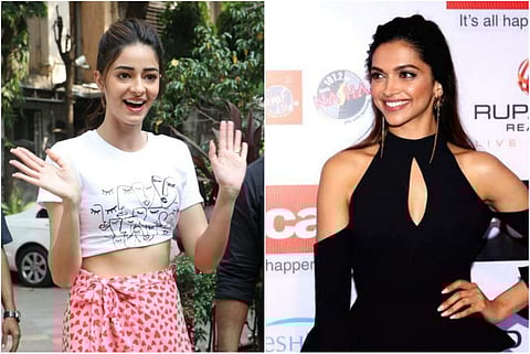 Ananya Panday and Deepika Padukone