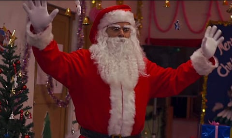 Virat Kohli as Santa Claus