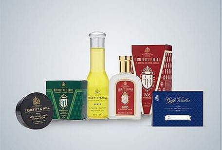 A gift package from Truefitt & Hill