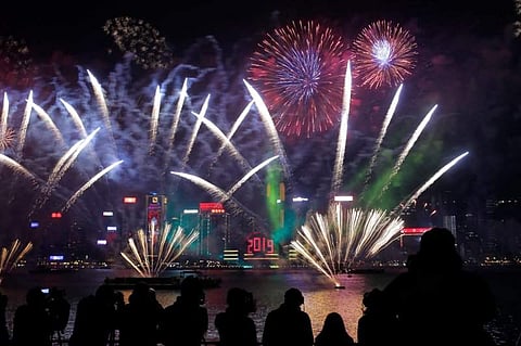 2019 NY celebrations in Hong Kong