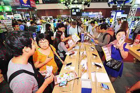 Thailand Mobile Expo 2014 (Xinhua/Rachen Sageamsak/IANS)