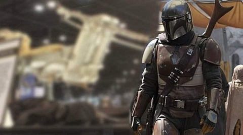 Forget the coffee cup in GoT’s Winterfell, there's a boom mic in Episode 4 of Star Wars' The Mandalorian