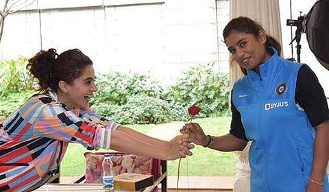 Taapsee Pannu to play cricketer Mithali Raj in biopic titled Shabaash Mithu