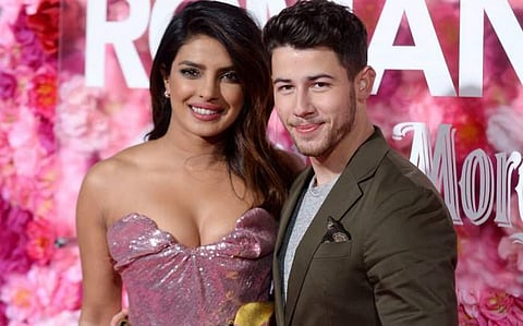 Priyanka Chopra and Nick Jonas at Isn’t It Romantic premiere