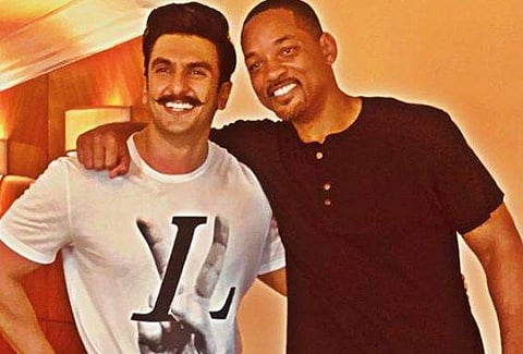 Ranveer Singh and Will Smith