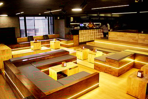 Interiors at Kommune in T Nagar