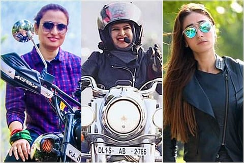 Big Biking Commune 2019:  Veena Shetty, Roshni Misbah and Maral Yazarloo