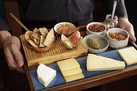 Cheese Platter at Toast and Tonic