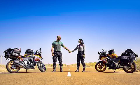 Kiran and Sachin in Rajasthan