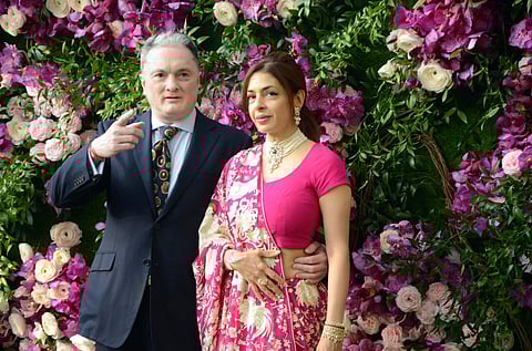 Raymond Group Chairman and Managing Director Gautam Singhania at the wedding festivities of Akash Ambani and Shloka Mehta in Mumbai on March 9, 2019. (Photo: IANS)