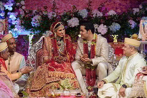 Shloka Mehta and Akash Ambani