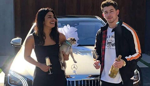 Nick Jonas surprises Priyanka Chopra with Maybach, PC names it Extra Chopra Jonas