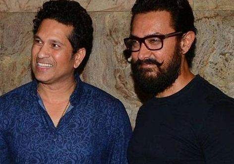 Sachin Tendulkar and Aamir Khan