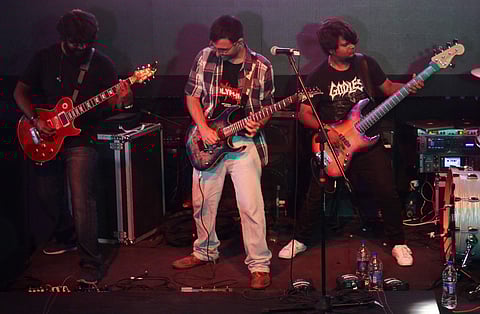 Plini with Hyderabad band Godless