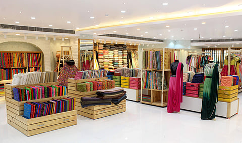 Siddheshwari Designer Studio in Hyderabad has exquisite weaves sourced from many remote villagers