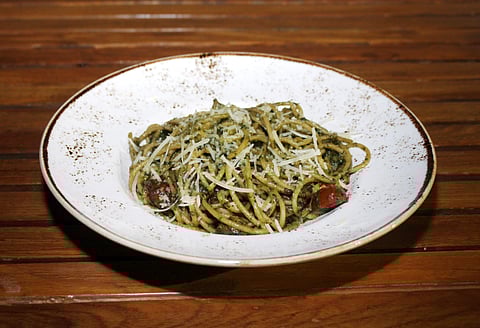 Spaghetti Al Pesto