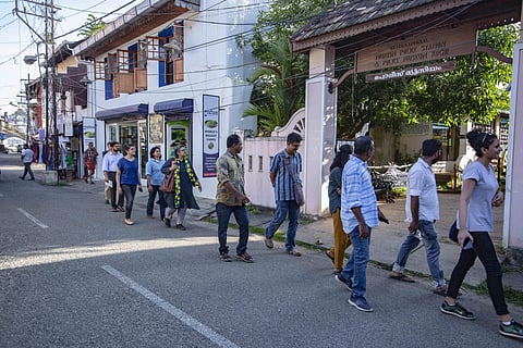 Scenes from the Student's Biennale at the Kochi-Muziris Biennale 2018. All images courtesy Kochi Biennale Foundation.
