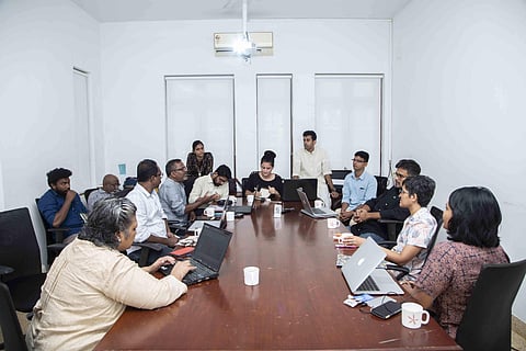 Scenes from the Student's Biennale at the Kochi-Muziris Biennale 2018. All images courtesy Kochi Biennale Foundation.