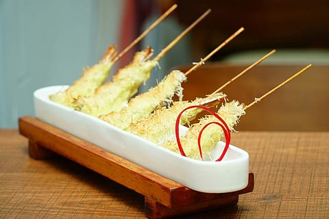 A fusion delicacy from The Saffron Tree