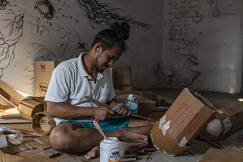 Scenes from the Student's Biennale at the Kochi-Muziris Biennale 2018. All images courtesy Kochi Biennale Foundation.