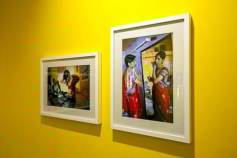 Works by Sunil Gupta and Charan Singh at the Biennale. All images courtesy Kochi Biennale Foundation.