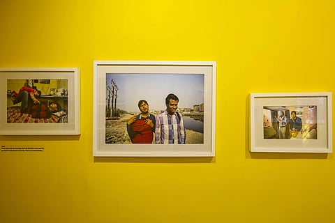 Works by Sunil Gupta and Charan Singh at the Biennale. All images courtesy Kochi Biennale Foundation.