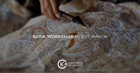 A workshop on Batik printing