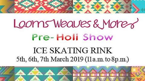 Catch the pre-Holi exhibition at Ice Skating Rink tomorrow