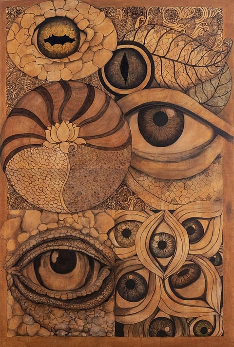 A painting by Anuja Choksi Khanna