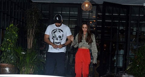 Actors Malaika Arora and Arjun Kapoor. (File Photo: IANS)